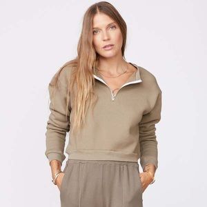 NWT Monrow Zip Top
